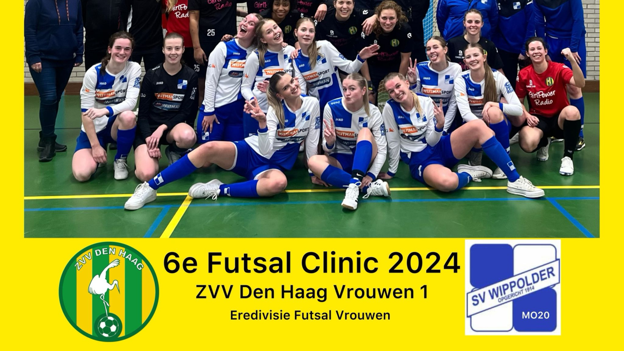 ZVV DEN HAAG V1 6e Futsal clinic geslaagd!